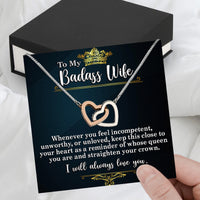 Thumbnail for Wife Necklace: Because She Holds Your Heart