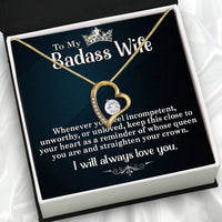 Thumbnail for Wife Necklace: Because She Holds Your Heart