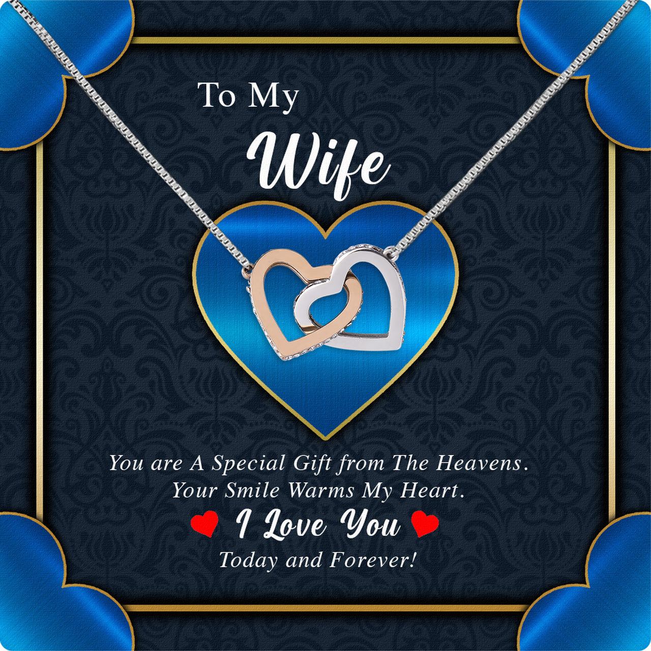 Wife Necklace: Because She Holds Your Heart