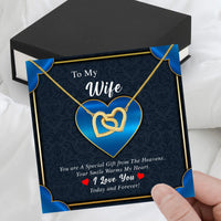 Thumbnail for Wife Necklace: Because She Holds Your Heart