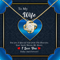 Thumbnail for Wife Necklace: Because She Holds Your Heart