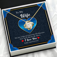 Thumbnail for Wife Necklace: Because She Holds Your Heart