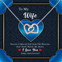 Thumbnail for Wife Necklace: Because She Holds Your Heart