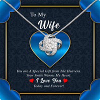 Thumbnail for Wife Necklace: Because She Holds Your Heart