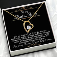 Thumbnail for Wife Necklace: Because She Holds Your Heart