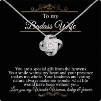 Thumbnail for Wife Necklace: Because She Holds Your Heart