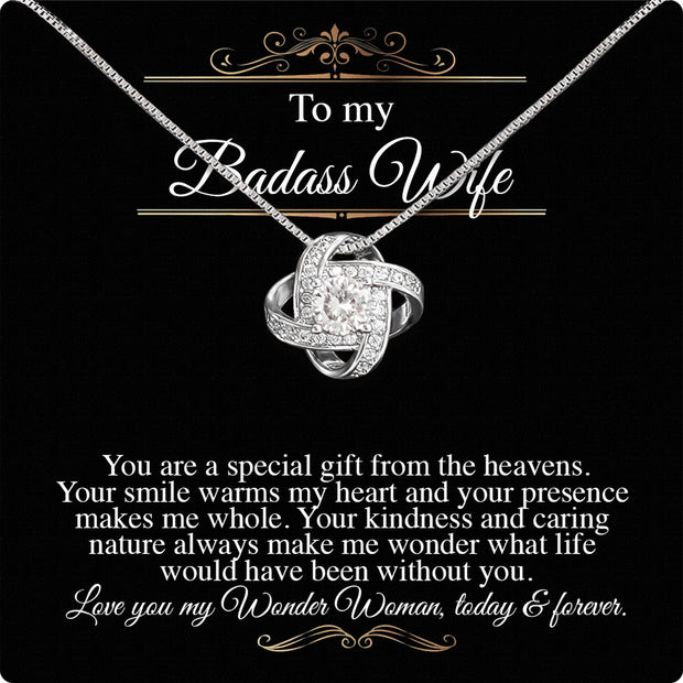Wife Necklace: Because She Holds Your Heart