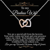 Thumbnail for Wife Necklace: Because She Holds Your Heart