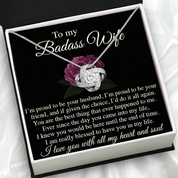 Wife Necklace: Because She Holds Your Heart