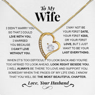 Wife Necklace: Because She Holds Your Heart