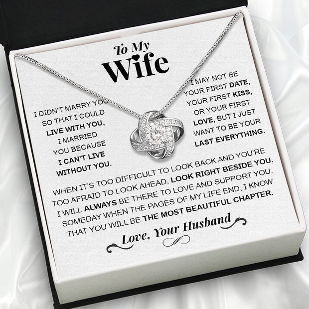Wife Necklace: Because She Holds Your Heart