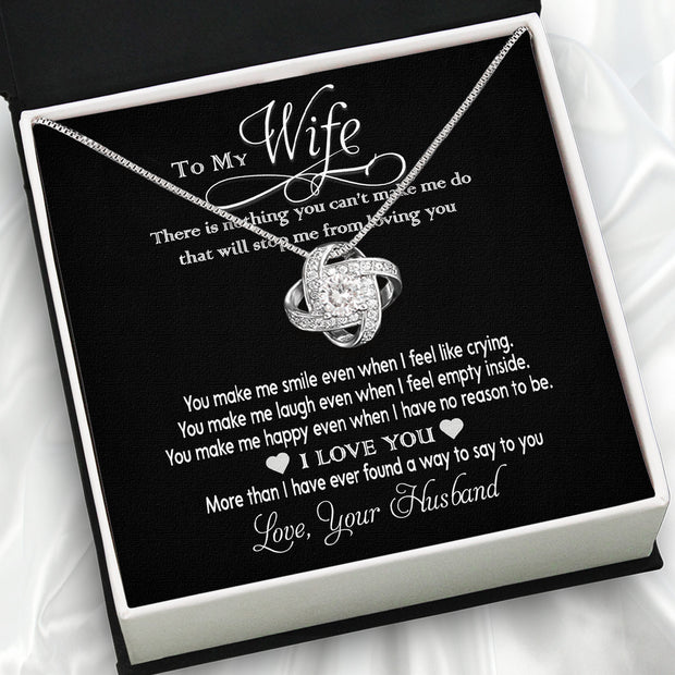 Wife Necklace: Because She Holds Your Heart