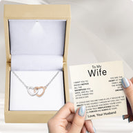 Wife Necklace With Heartfelt Message - Unique Jewelry For Wife - Forever and Always