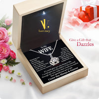 Thumbnail for Wife Necklace: Because She Holds Your Heart