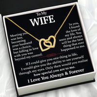 Thumbnail for Wife Necklace: Because She Holds Your Heart