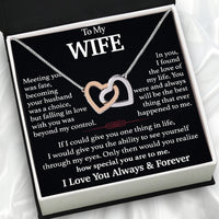 Thumbnail for Wife Necklace: Because She Holds Your Heart