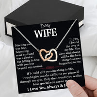 Thumbnail for Wife Necklace: Because She Holds Your Heart