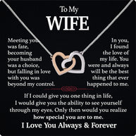 Wife Necklace: Because She Holds Your Heart