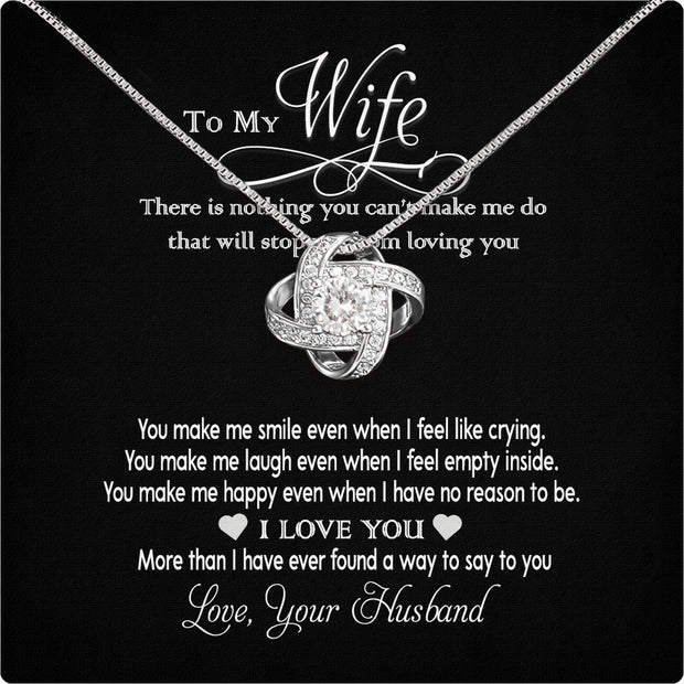 Wife Necklace: Because She Holds Your Heart