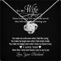 Thumbnail for Wife Necklace: Because She Holds Your Heart