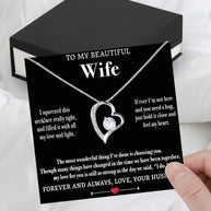 Wife Necklace: Because She Holds Your Heart
