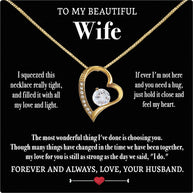 Wife Necklace: Because She Holds Your Heart
