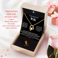 Wife Necklace: Because She Holds Your Heart