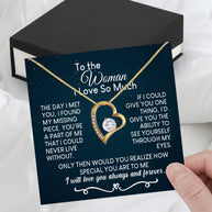 Wife Necklace: Because She Holds Your Heart