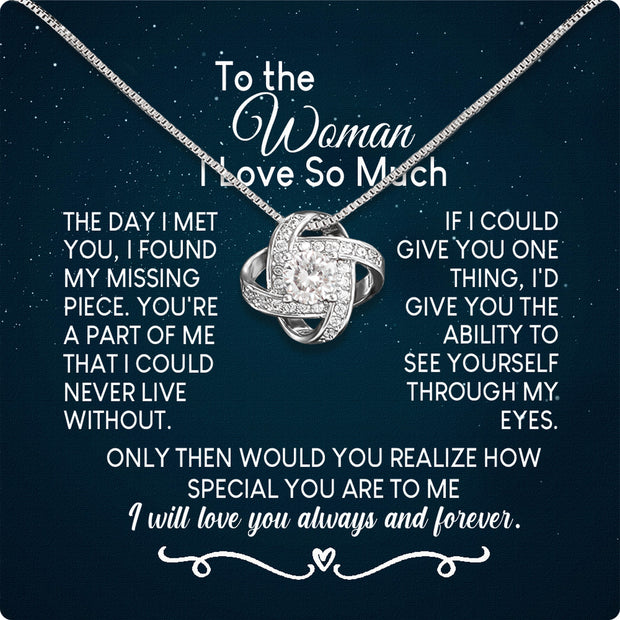 Wife Necklace: Because She Holds Your Heart