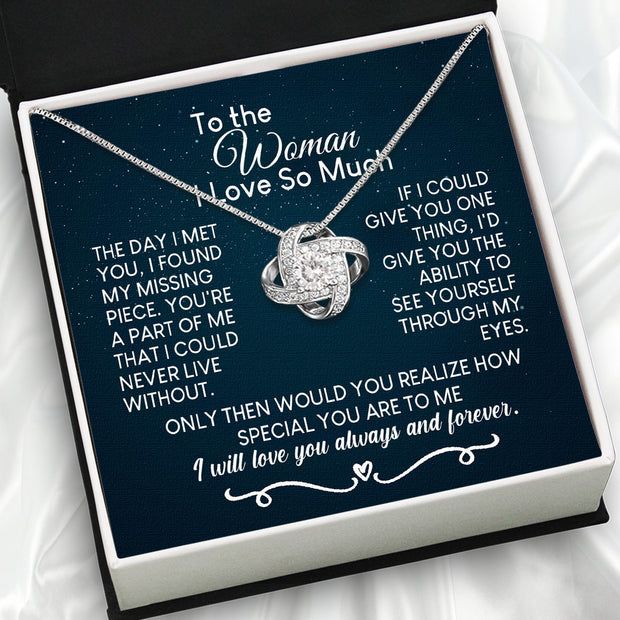 Wife Necklace: Because She Holds Your Heart