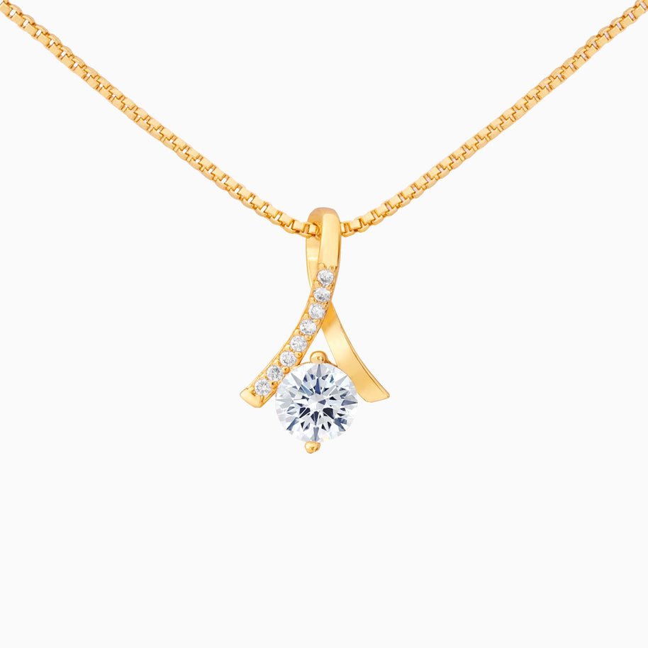 To My Granddaughter Necklace With Message Card - Nothing Will Ever Change That