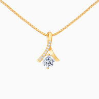 To My Granddaughter Necklace With Message Card - Nothing Will Ever Change That