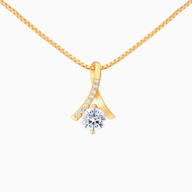 To My Granddaughter Necklace With Message Card - All of my Love and Light