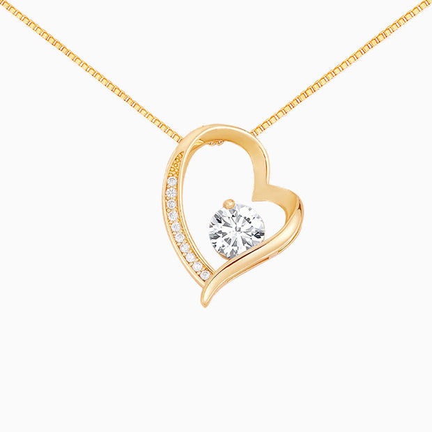 To My Bonus Daughter Necklace With Message Card - Family Isn't Always Blood