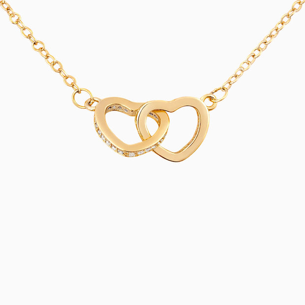 To My Bonus Daughter Necklace With Message Card - Family Isn't Always Blood