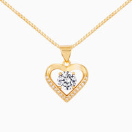To My Granddaughter Necklace With Message Card - All of my Love and Light