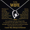 Wife Necklace: Because She Holds Your Heart