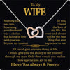 Wife Necklace: Because She Holds Your Heart