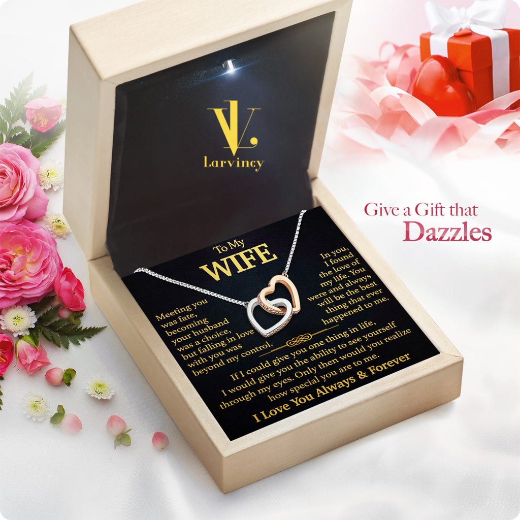 Wife Necklace: Because She Holds Your Heart