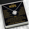 Wife Necklace: Because She Holds Your Heart