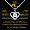 Wife Necklace: Because She Holds Your Heart