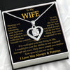 Wife Necklace: Because She Holds Your Heart