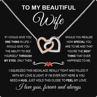 Wife Necklace: Because She Holds Your Heart