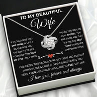 Wife Necklace: Because She Holds Your Heart